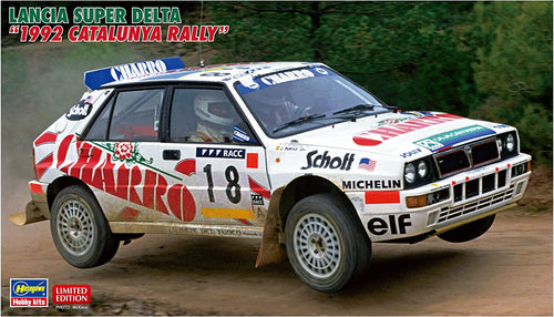 Hasegawa 1/24 Lancia Super Delta 1992 Catalunya Rally Plastic Model 20601