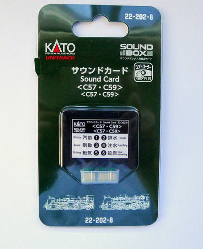 Kato 22-202-8 UNITRACK Sound Card C57 / C59 N Scale