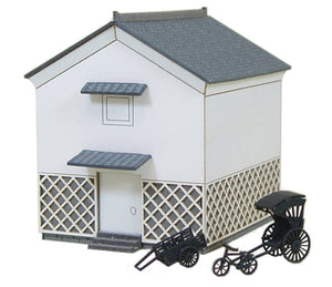 Sankei Miniatuart Kit Diorama MP03-02 Japanese Custody House N Scale
