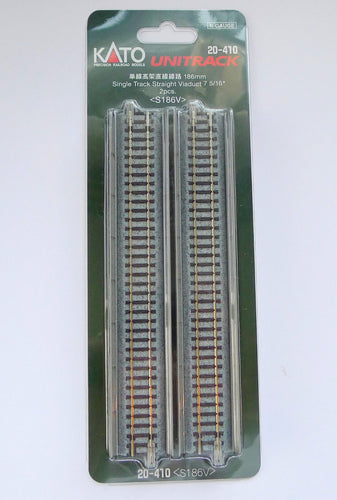 Kato 20-410 186mm Single Viaduct Track S186V N Scale