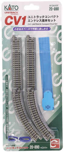 Kato 20-890 CV1 UNITRACK Compact Oval Track Set N Scale