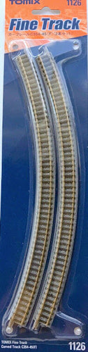Tomix 1126 Radius 45º Curve Track C354-45 354mm N Scale