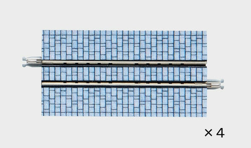 Tomix 1794 Wide Tram Rail S70-WT-S (F) Cobblestone 4 pcs Set N Scale