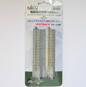 Kato 20-023 Double Track 124mm Straight Track WS124PC N Scale