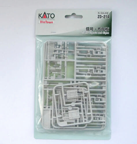 Kato 23-214 Traffic Signals and Road Signs N Scale