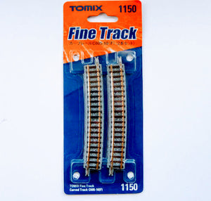 Tomix 1150 Radius 15º Curve Track C605-10 2 pcs N Scale